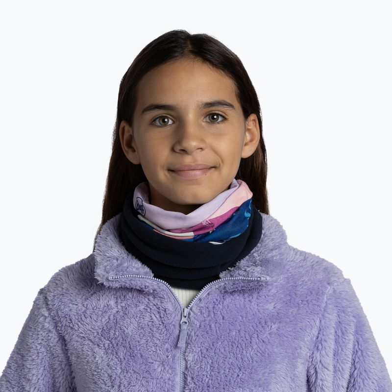 Kids' multifunctional headwear BUFF Polar Omasi Blue 3