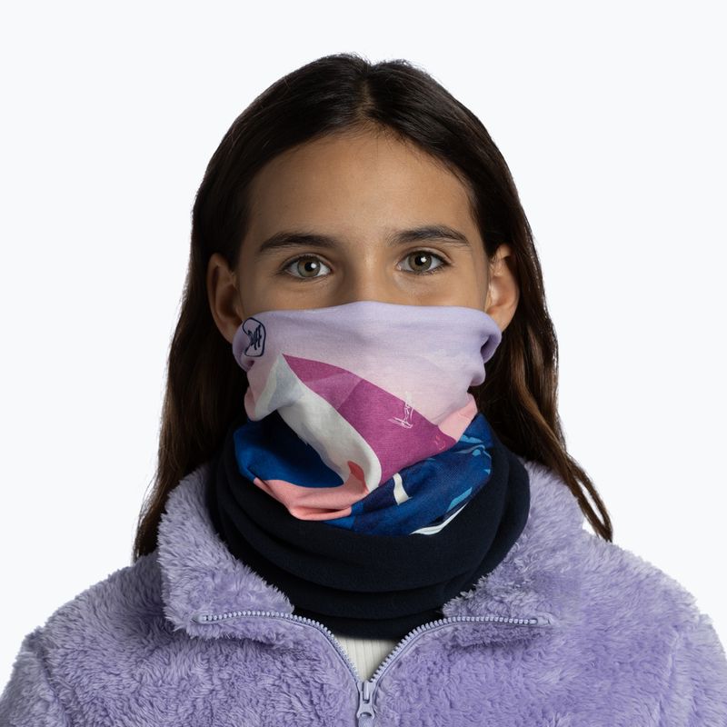 Children's multifunctional snood BUFF Polar omasi blue 4