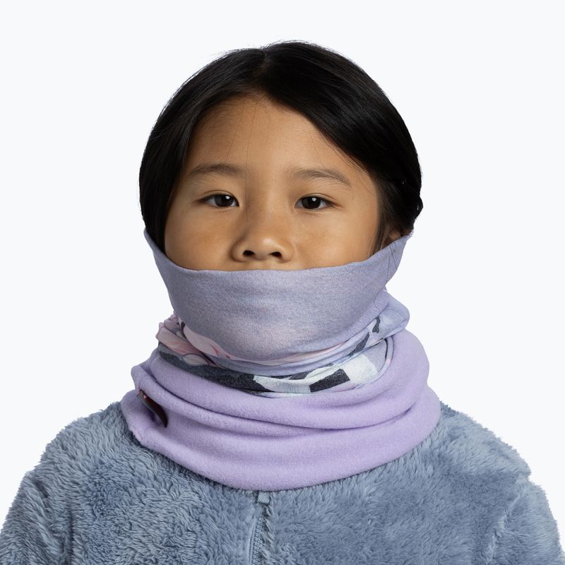 Kids' multifunctional headwear BUFF Polar Yoki Mauve 4