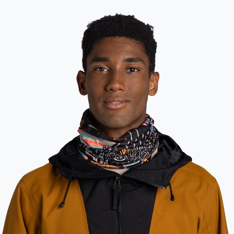 Multifunctional snood BUFF Thermonet ynjar black 4