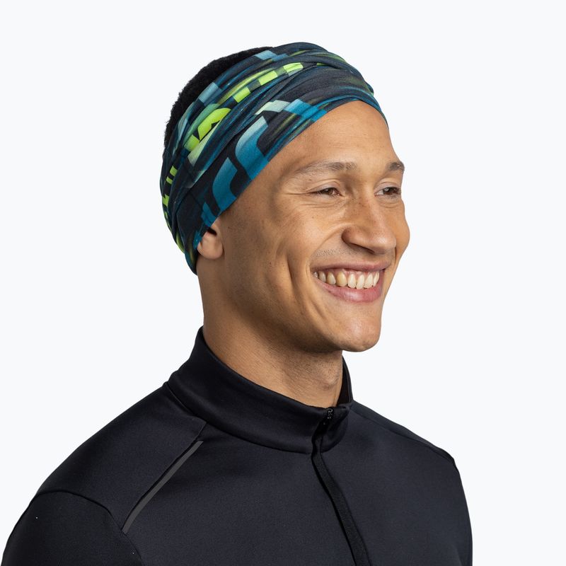 Multifunctional snood BUFF Original Ecostretch orby night blue 5