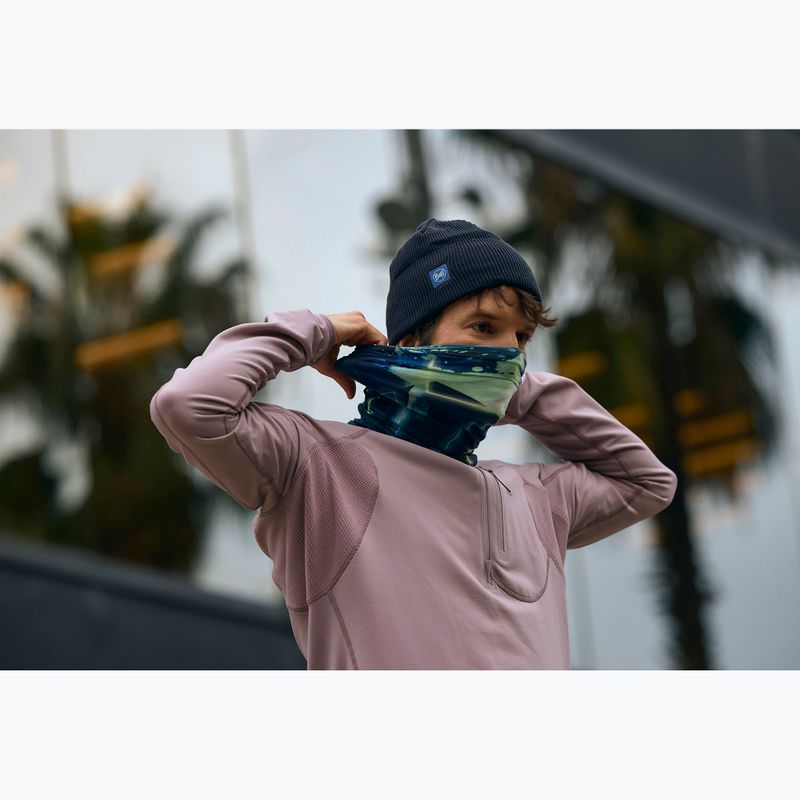 Multifunctional neck gaiter BUFF Original EcoStretch jorp navy 7