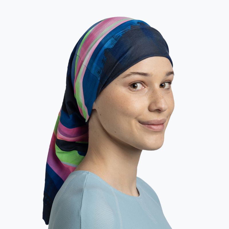 Multifunctional snood BUFF Original Ecostretch larto navy 4