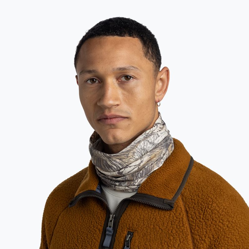 Multifunctional snood BUFF Original Ecostretch nokvann cobblestone 3
