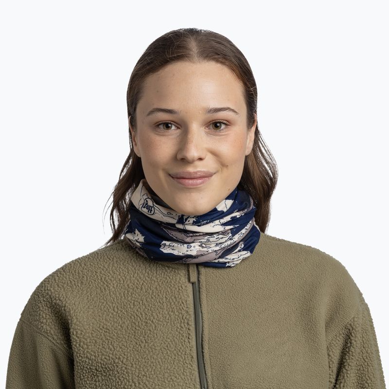Multifunctional snood BUFF Original Ecostretch esyr midnight navy 3