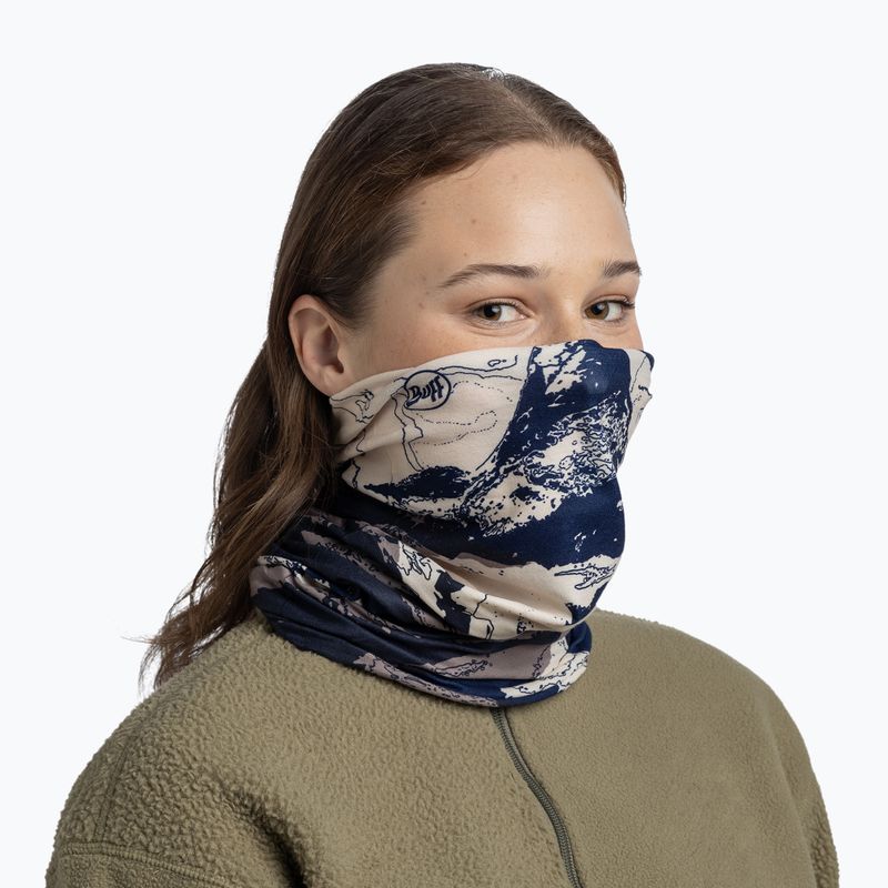 Multifunctional snood BUFF Original Ecostretch esyr midnight navy 4