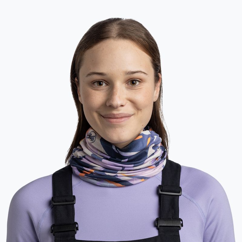 Multifunctional snood BUFF Original Ecostretch virta grape ice 3