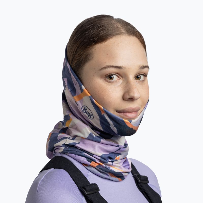 Multifunctional snood BUFF Original Ecostretch virta grape ice 4