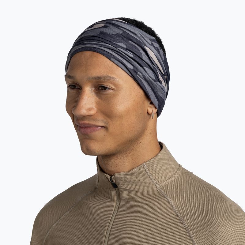 Multifunctional snood BUFF Original Ecostretch osver black 4