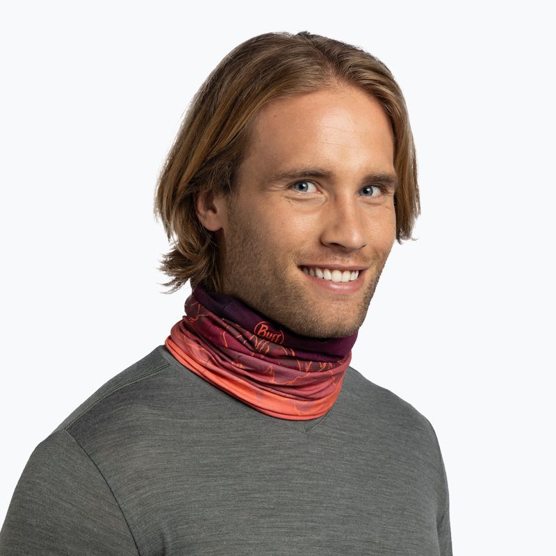 Multifunctional snood BUFF Original Ecostretch unal garnet 3