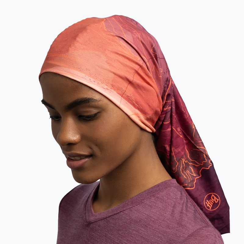 Multifunctional snood BUFF Original Ecostretch unal garnet 6