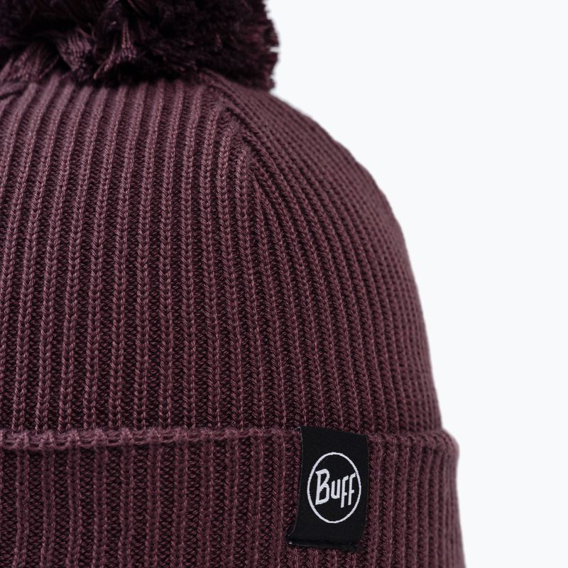 Winter hat BUFF Knitted Renvi burgundy 2