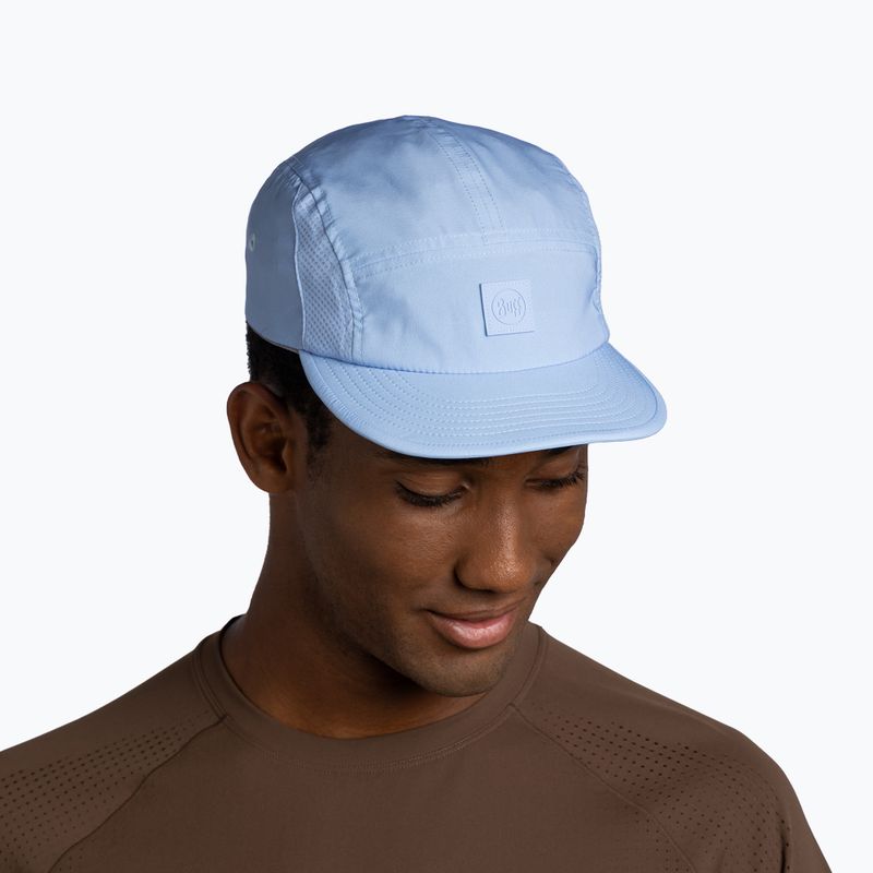 Baseball cap BUFF 5 Panel Go solid glory blue 4