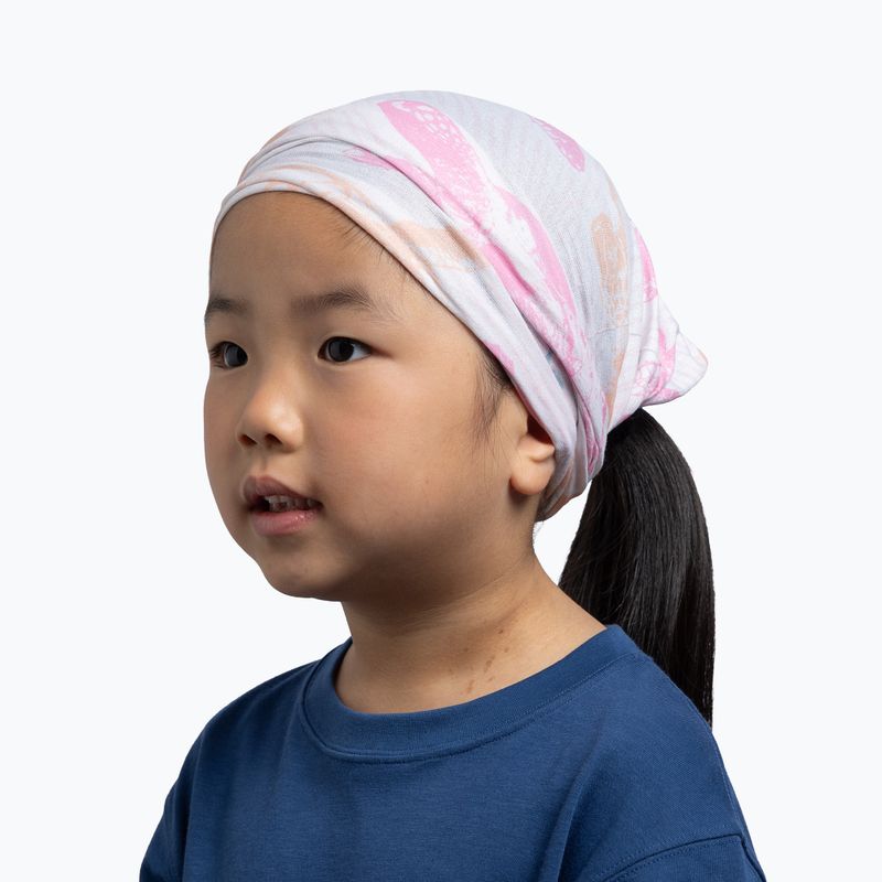 Children's multifunctional neck gaiter BUFF CoolNet UV bacary pink 4
