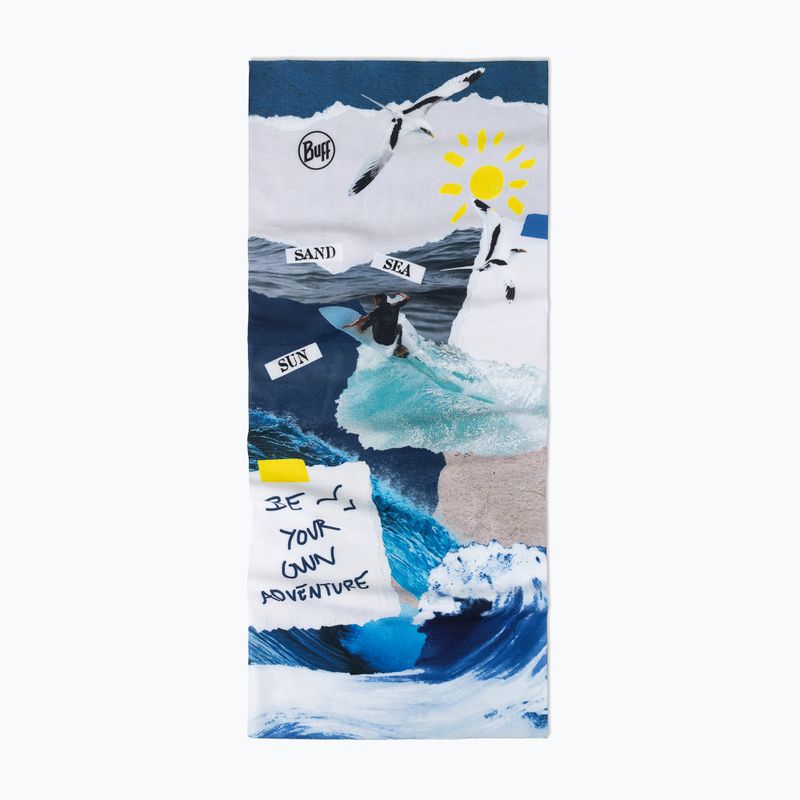 Multifunctional scarf BUFF Coolnet UV turbo blue 2
