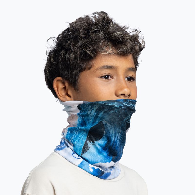Multifunctional scarf BUFF Coolnet UV turbo blue 4