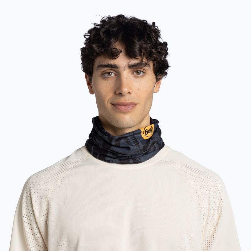 Multifunctional neck gaiter BUFF Coolnet UV losne graphite 3