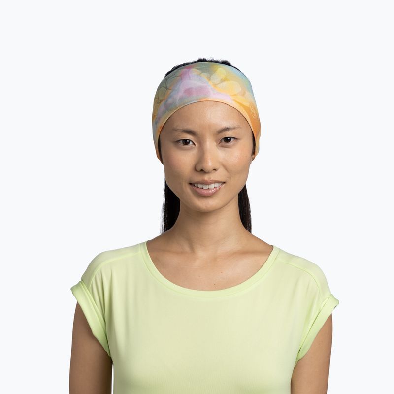 Headband BUFF CoolNet UV Wide emerald seagrove green 2