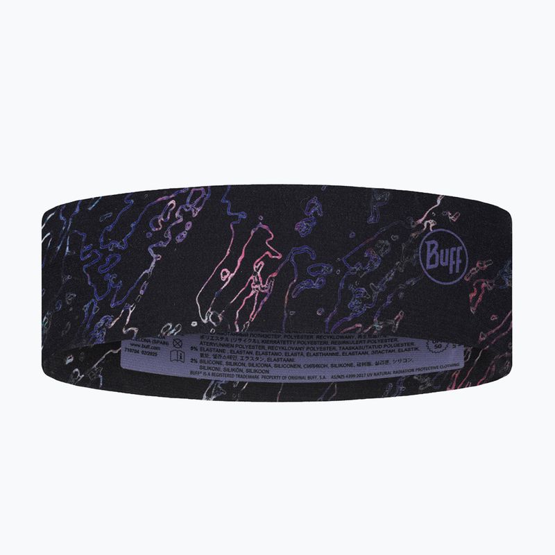 Headband BUFF CoolNet UV Slim anter black