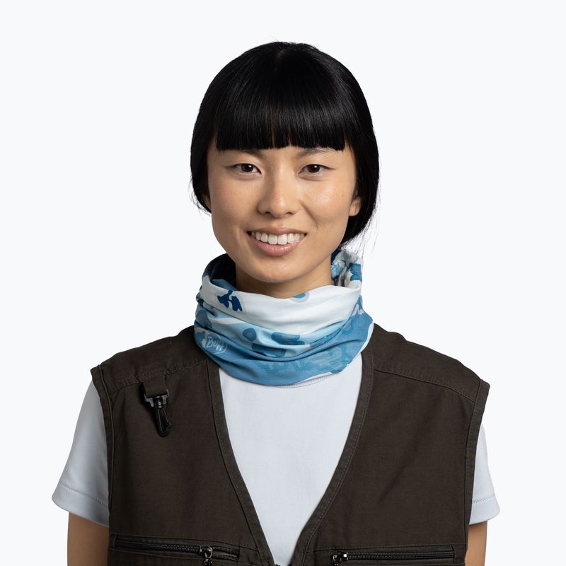 Multifunctional neck gaiter BUFF Coolnet UV ugal blue 3