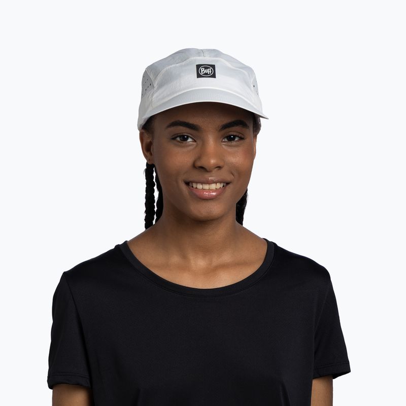 Baseball cap BUFF Speed solid white 3
