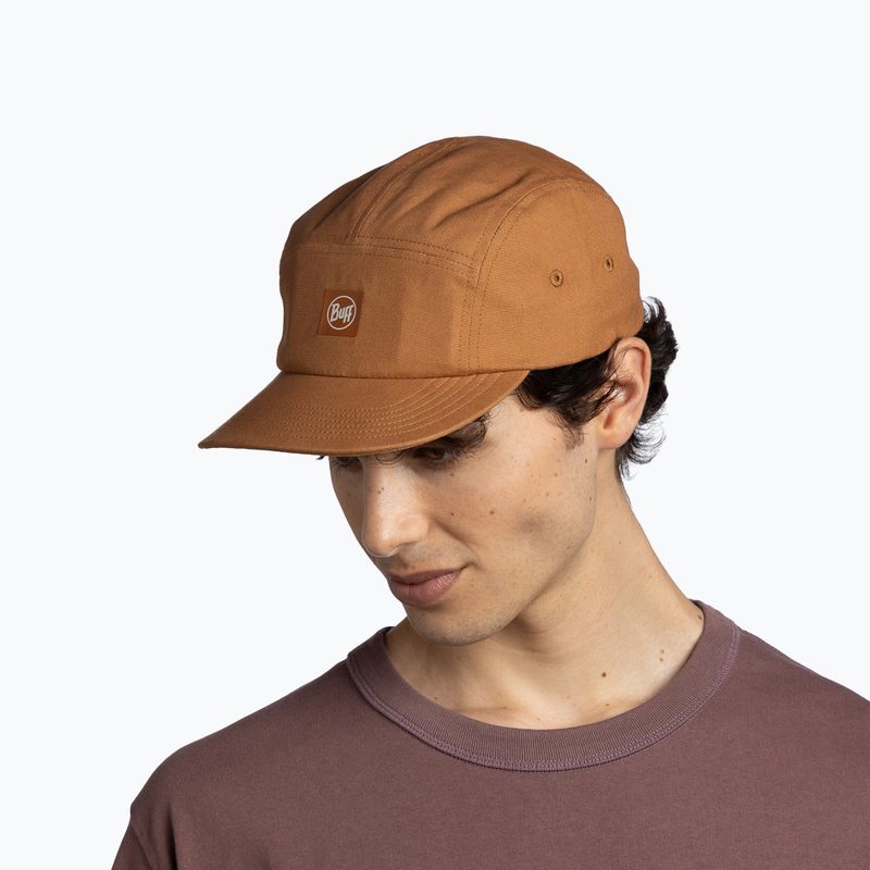 Baseball cap BUFF 5 Panel Venture solid camel 4