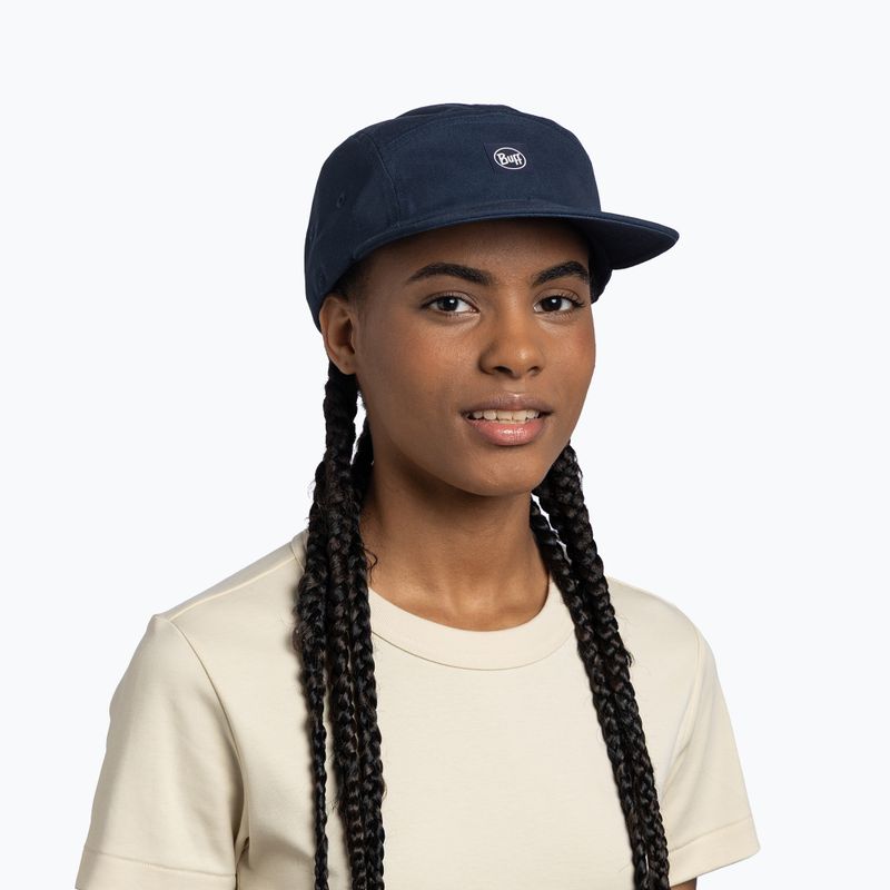 Baseball cap BUFF 5 Panel Venture solid navy 3