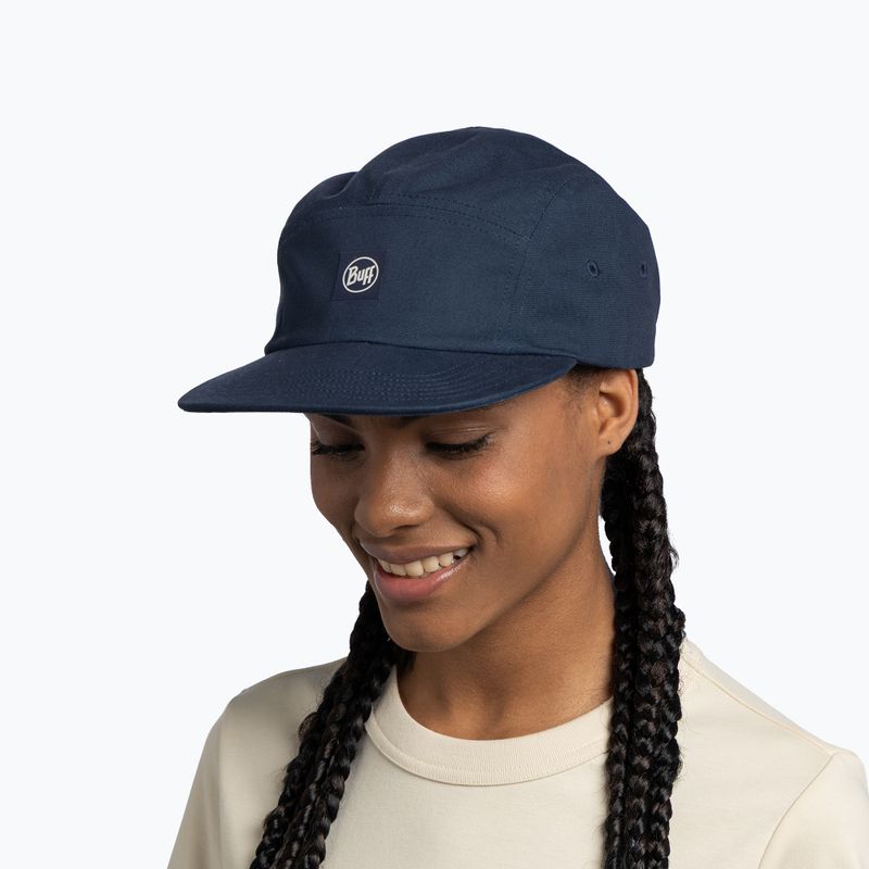 Baseball cap BUFF 5 Panel Venture solid navy 5