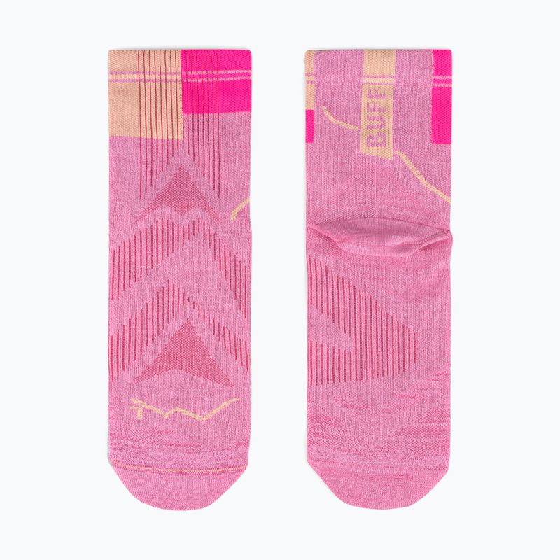 Socks BUFF CoolNet Quarter pink 2