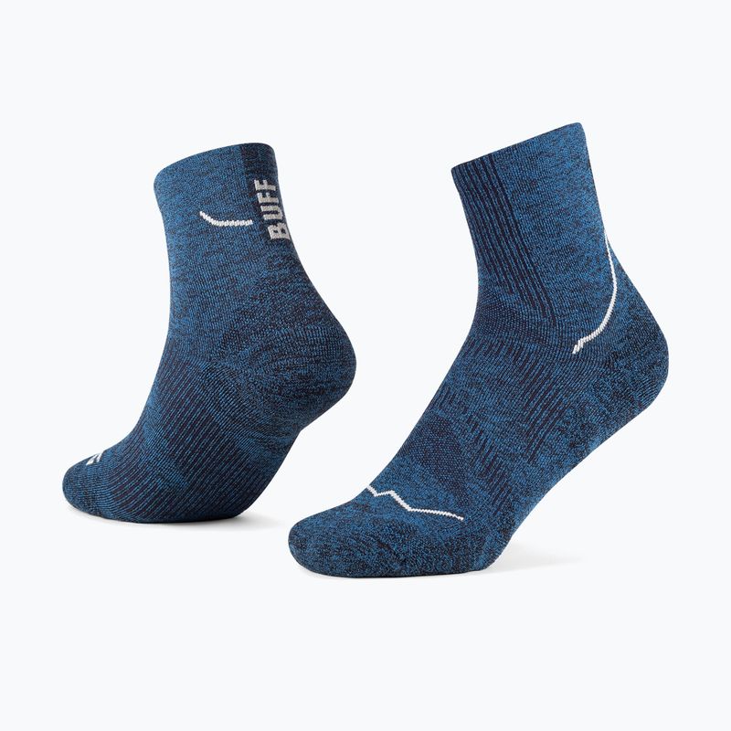 Socks BUFF Dryflx Quarter blue 2