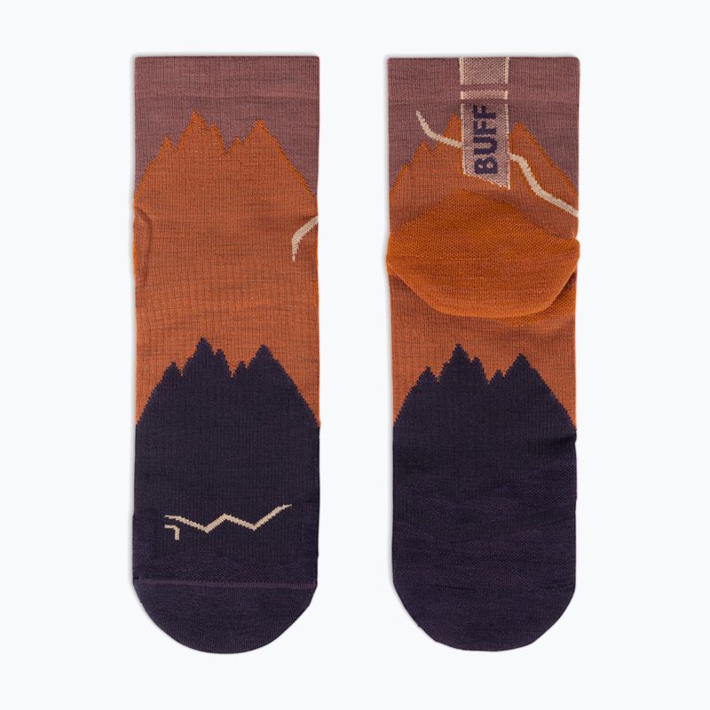 Socks BUFF Merino Lightweight Quarter LWQ3 ginger 3