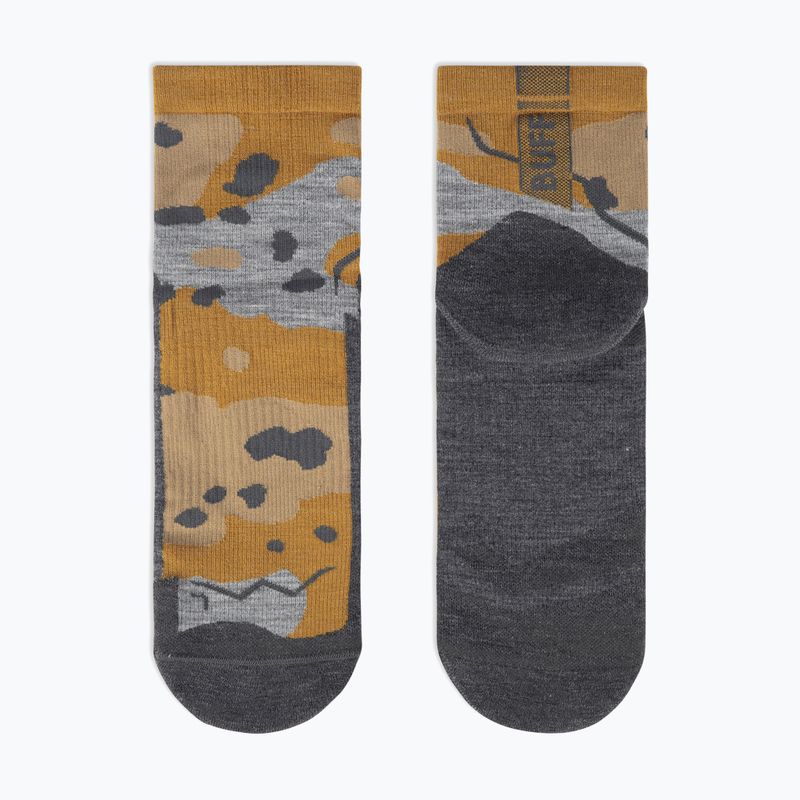 Socks BUFF Merino Lightweight Quarter LWQ2 khaki 3