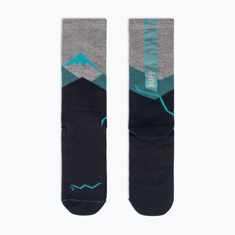 Socks BUFF Merino Lightweight Crew LWC1 teal 3