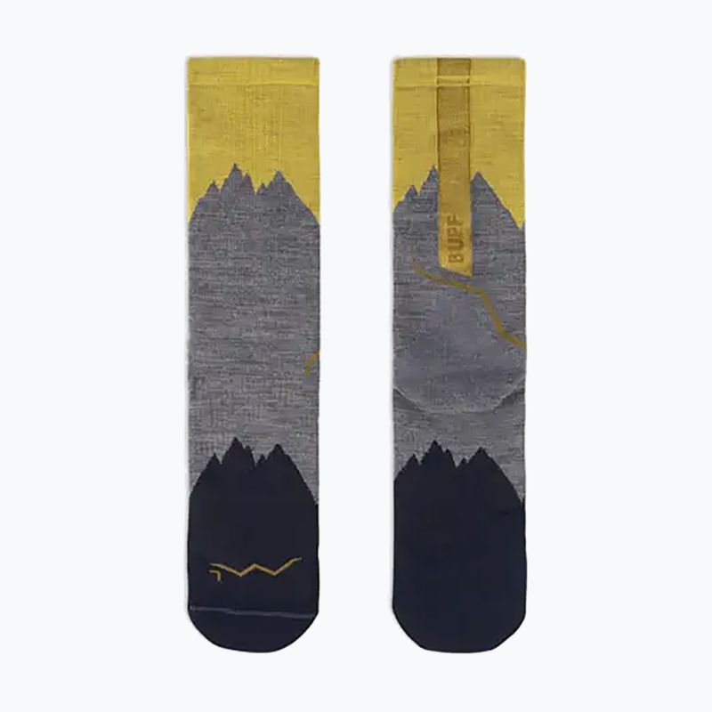 Socks BUFF Merino Lightweight Crew LWC3 grey 6