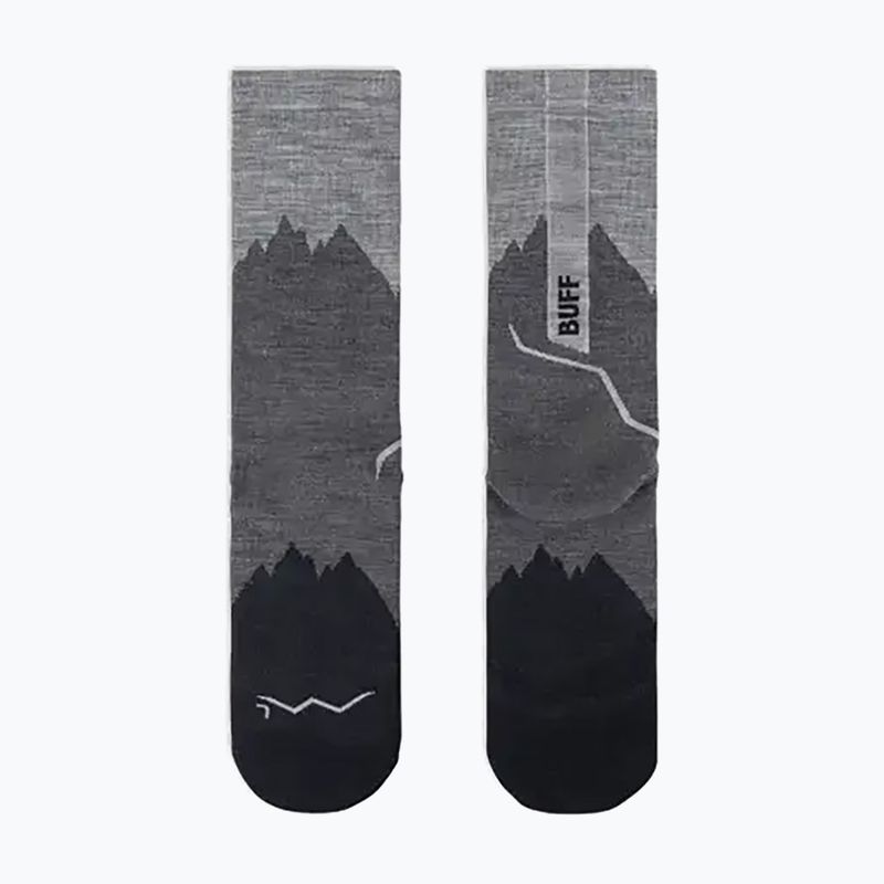 Socks BUFF Merino Lightweight Crew LWC3 black 6