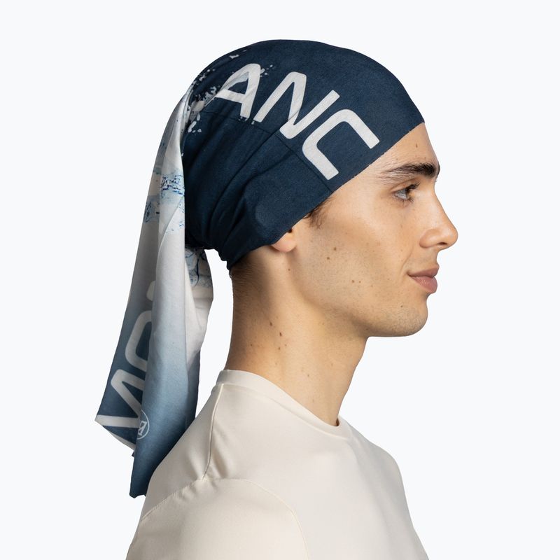 Multifunctional neck gaiter BUFF Original EcoStretch mount blanc peak 4