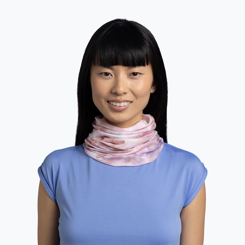 Multifunctional scarf BUFF Coolnet UV Insect Shield Solid orisa pink azalea 3