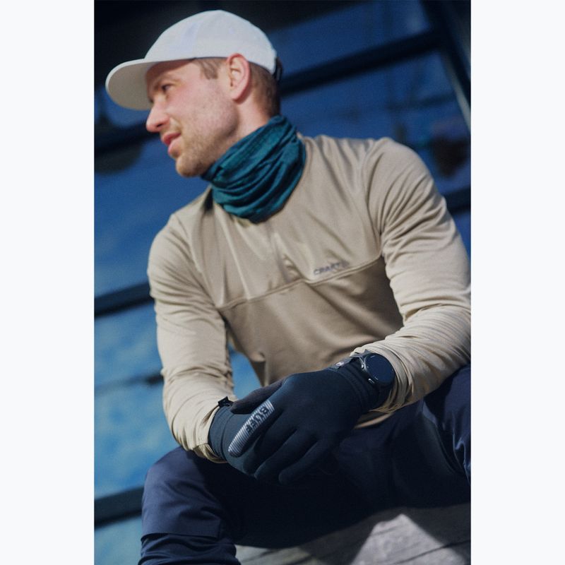 Multifunctional neck gaiter BUFF DryFlx teal 9