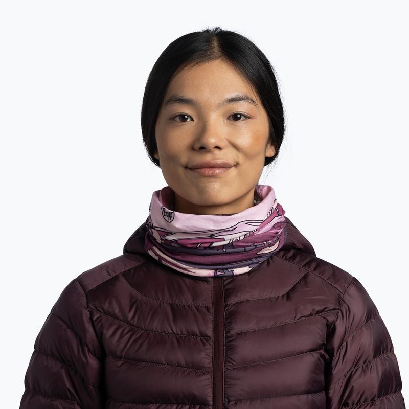 Multifunctional neck gaiter BUFF Original EcoStretch dioba orchid 3