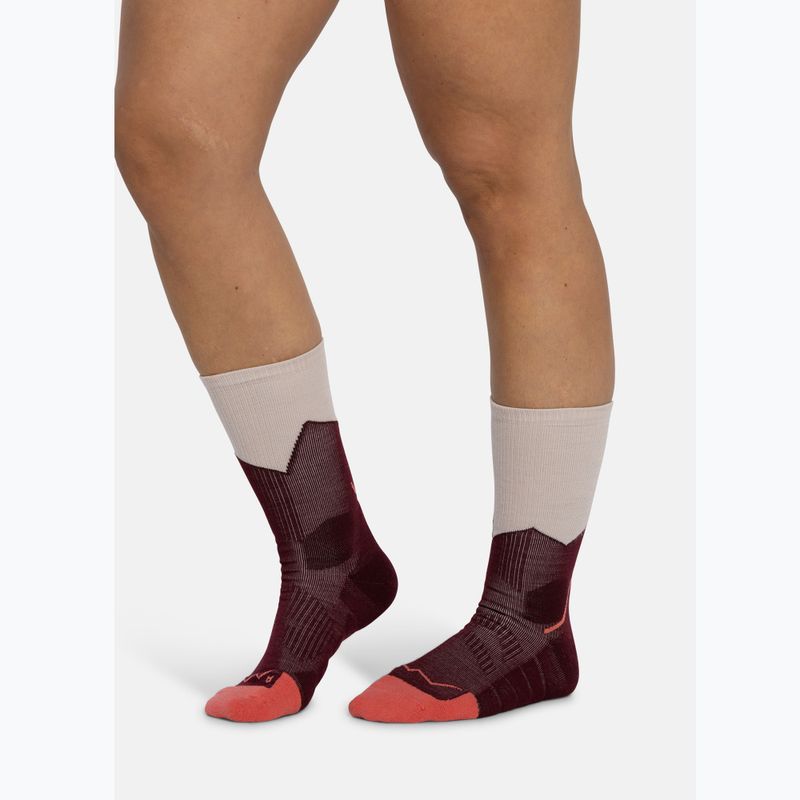Socks BUFF Midweight Crew wine 4