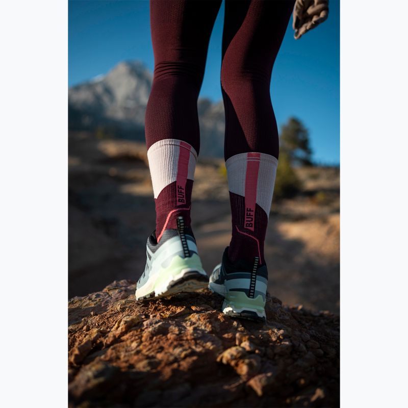 Socks BUFF Midweight Crew wine 7