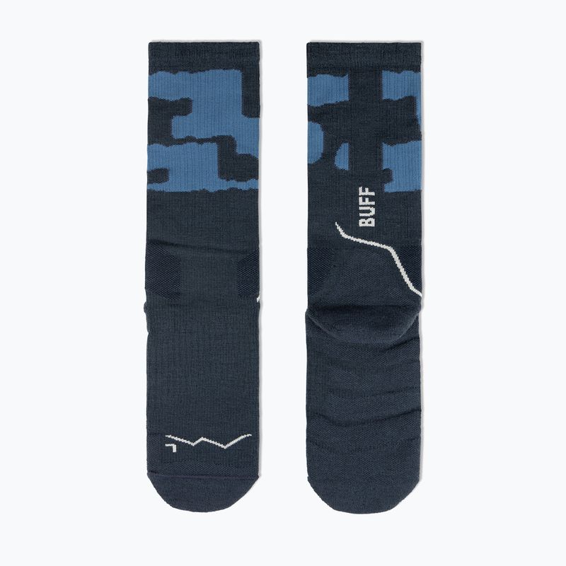 Socks BUFF Midweight Crew night blue 3