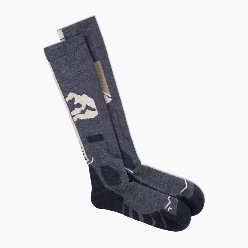 Socks BUFF Merino Heavyweight Over The Calf night blue 2