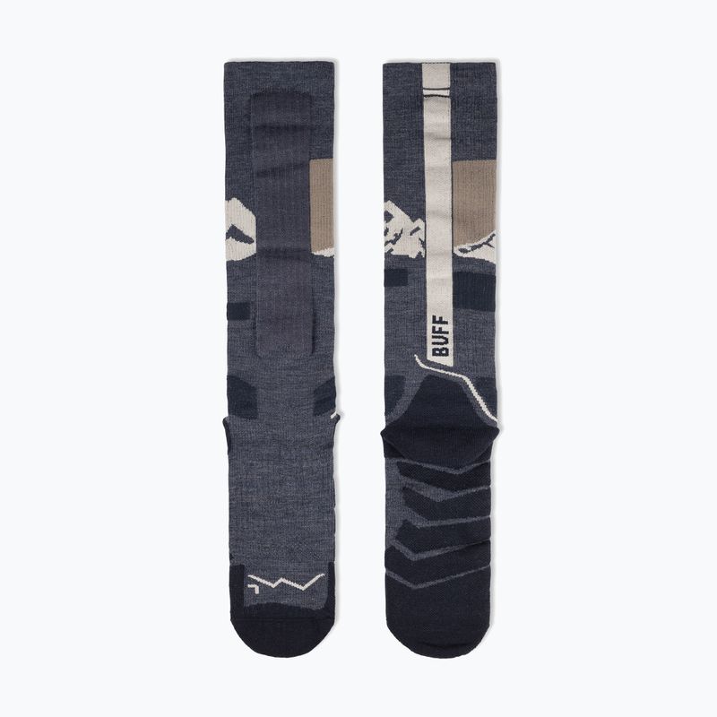 Socks BUFF Merino Heavyweight Over The Calf night blue 3