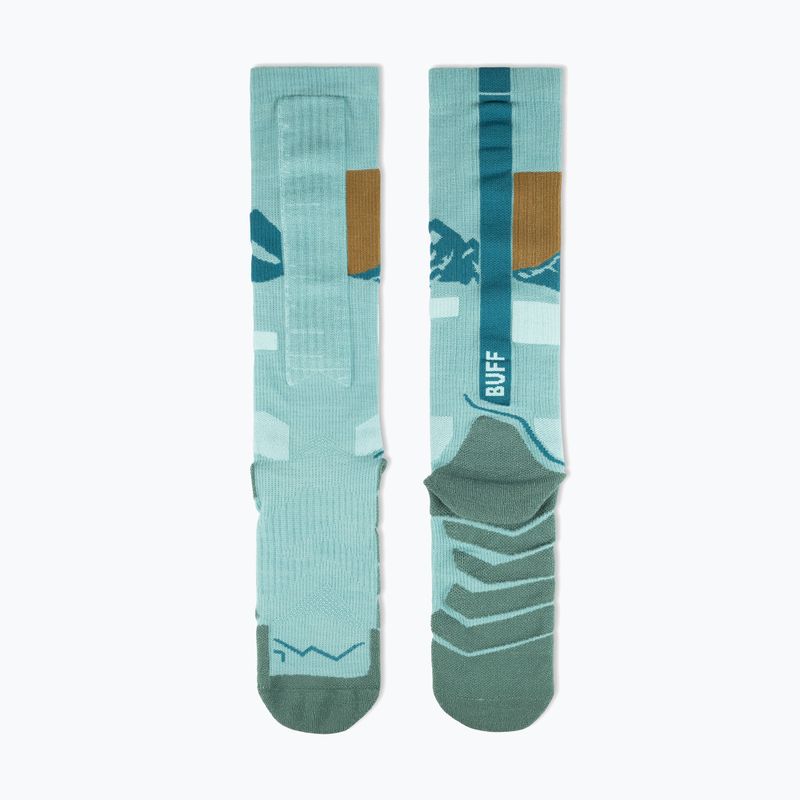 Socks BUFF Merino Heavyweight Over The Calf sea green 3