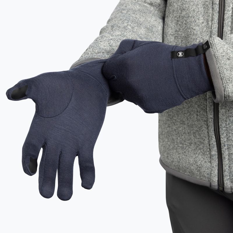 Gloves BUFF Merino Midweight night blue 5