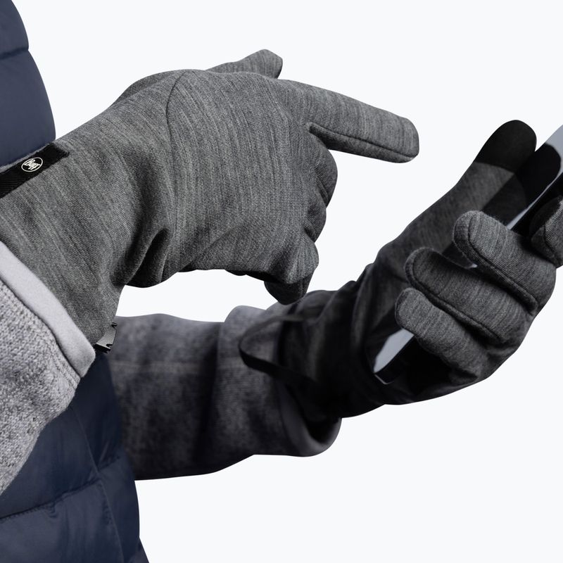 Gloves BUFF Merino Fleece grey 5