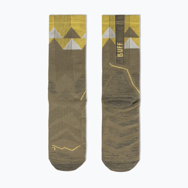 Socks BUFF Thermomet Crew olive green 3