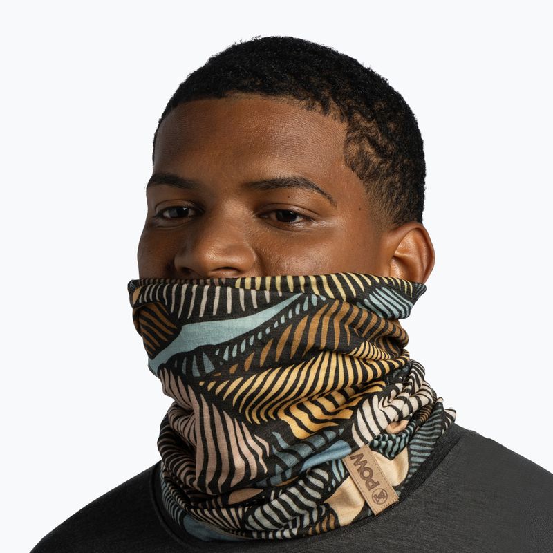 Multifunctional neck gaiter BUFF Lightweight Merino Wool arlof pow
