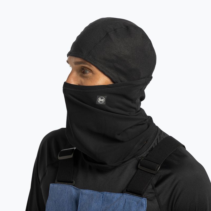 Balaclava BUFF Tech Fleece Hinged black 3